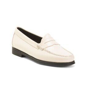 GH BASS Beige Leather Whitney Easy Weejun Moccasins